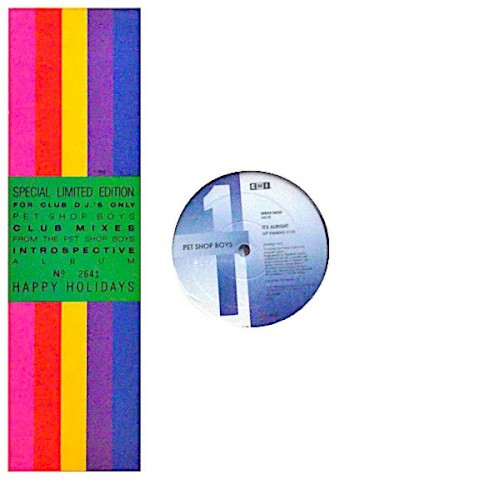 Club Mixes From The Pet Shop Boys Introspective Album (1988) cover